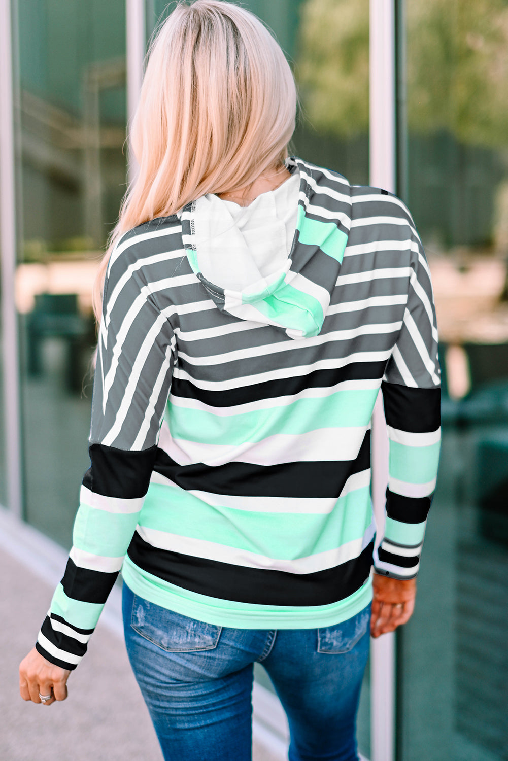 The Riviera Striped Hoodie-The Calma Edit