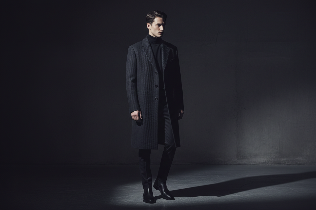 fashion minimal dark man